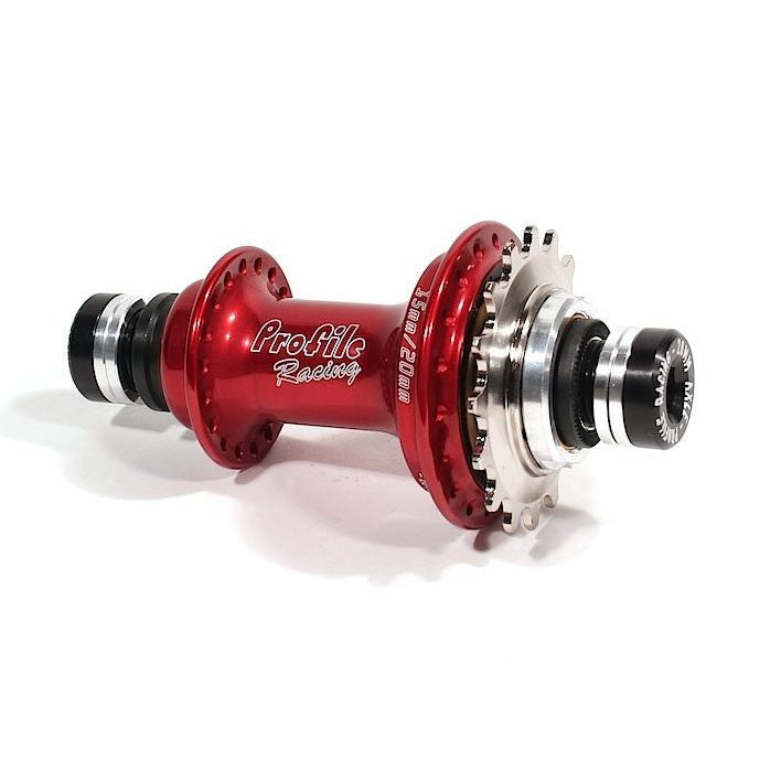 Profile Elite Rear Hub 15-20mm Axle / Red