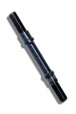 The Profile Hub Axle Front 14mm Cro-Mo (Mini/Elite), featuring threaded ends, appears on a white background.