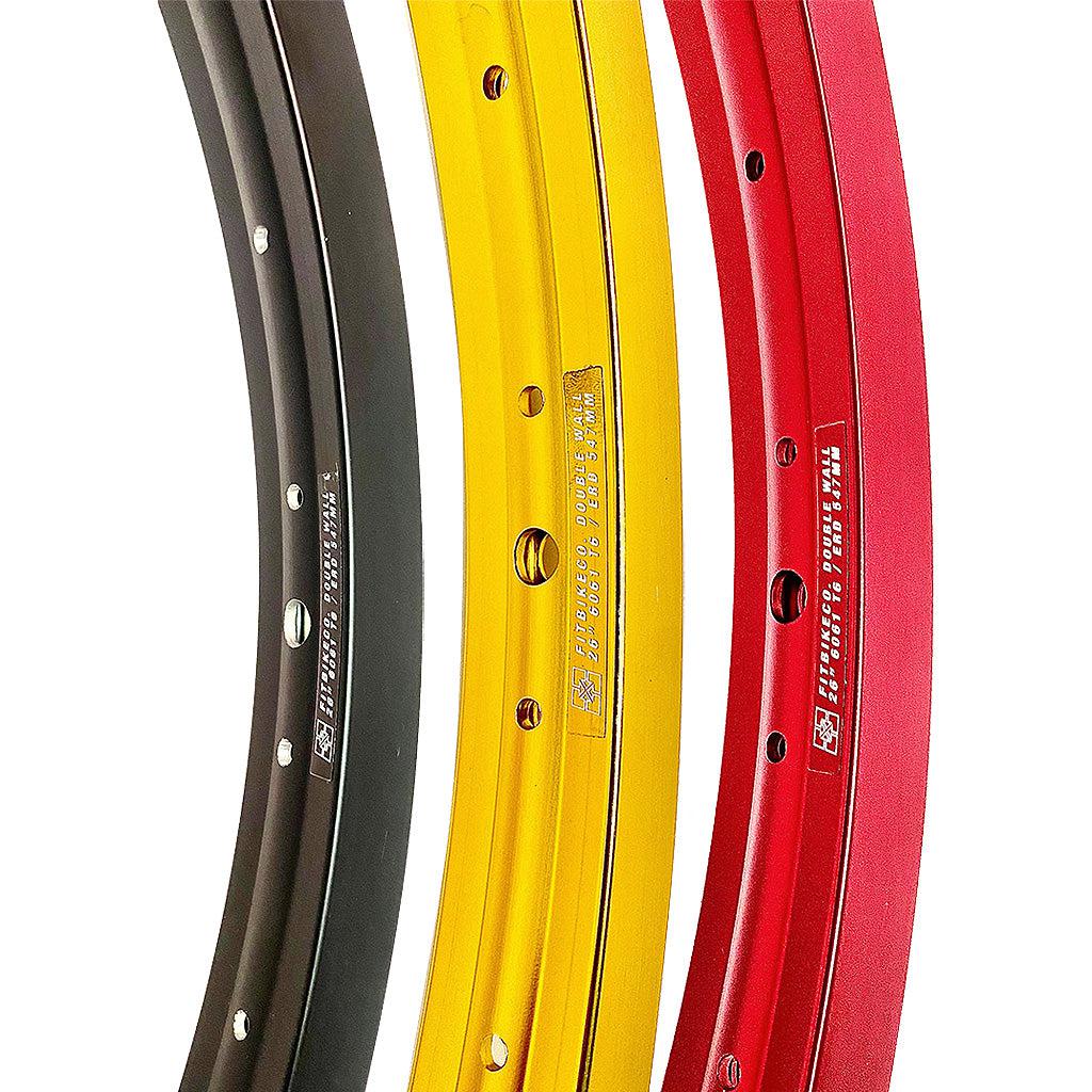 A group of Fit 26 inch Rims.