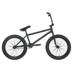 The Sunday Forecaster 20 Inch Bike (2025) / Broc Raiford, featuring a black 100% chromoly frame, thick tires, and upright handlebars, is shown in profile on a plain background.