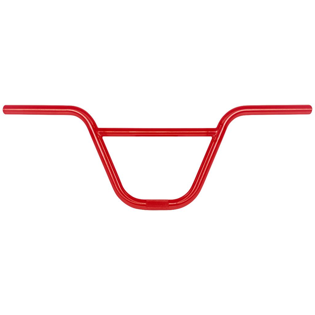The S & M Rambler (Halahan Bros.) Bars, crafted from durable 4130 CrMo Tubing with a central support bar, stand out in their simplicity against a white background.