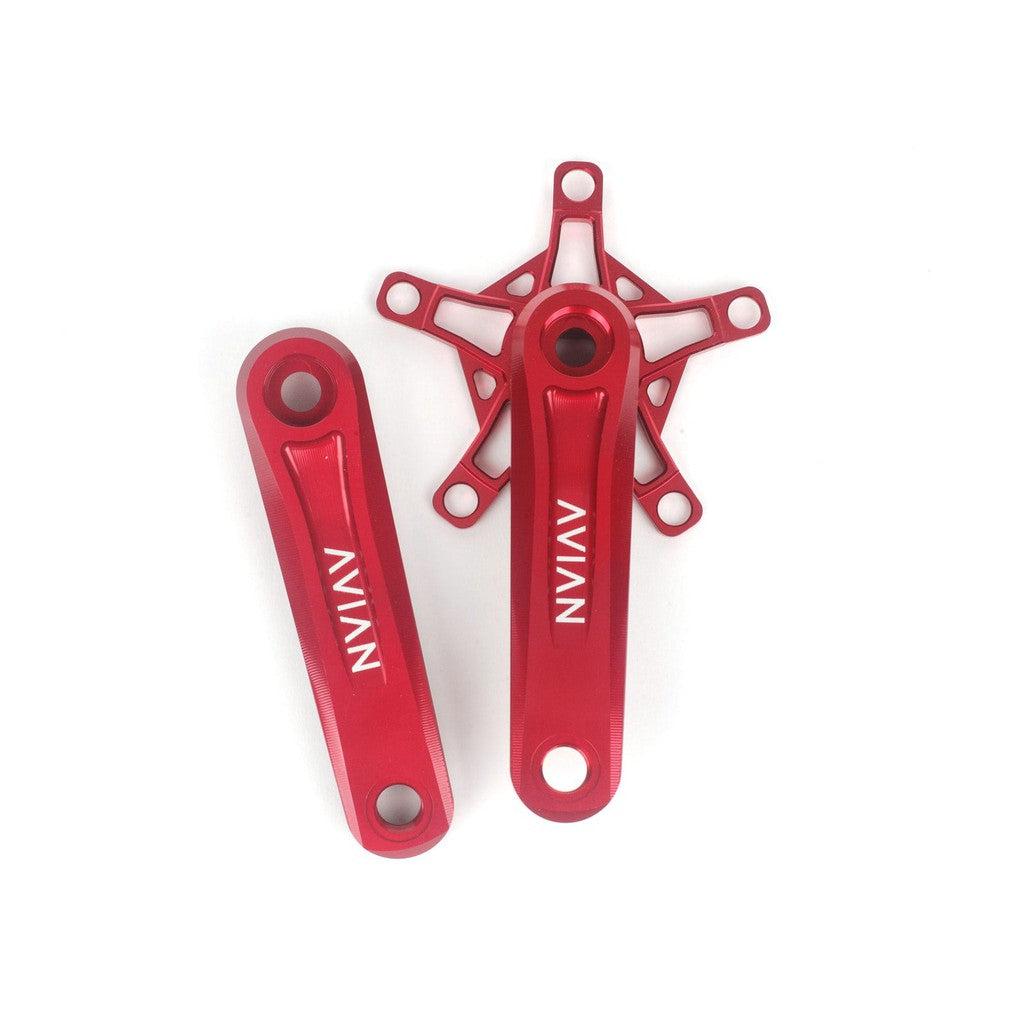 Avian Accolades Crank - Square Taper Crankset / Red / 135mm