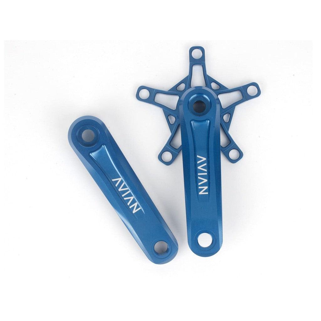 Avian Accolades Crank - Square Taper Crankset / Blue / 160mm