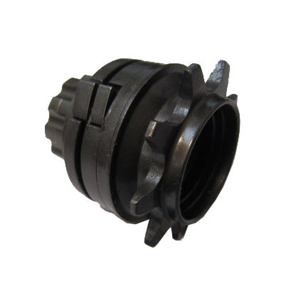 Radio Sealed Hub Driver in black with a nine-tooth cog for right hand drive.