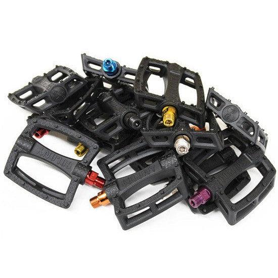 Colony Fantastic Plastic Pedals / Black/Green