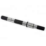 The Eclat Kolibri Axle is a metal replacement male axle with threaded ends, featuring polished and matte finishes. Designed for Kolibri hub compatibility, it is shown isolated on a white background.