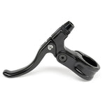 Eclat Sniper V2 U Brake Lever in black, featuring a mounting clamp and adjustment barrel, displayed on a white background.