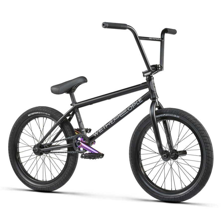 The Wethepeople Reason 20 Inch BMX Bike dominates on a white background.