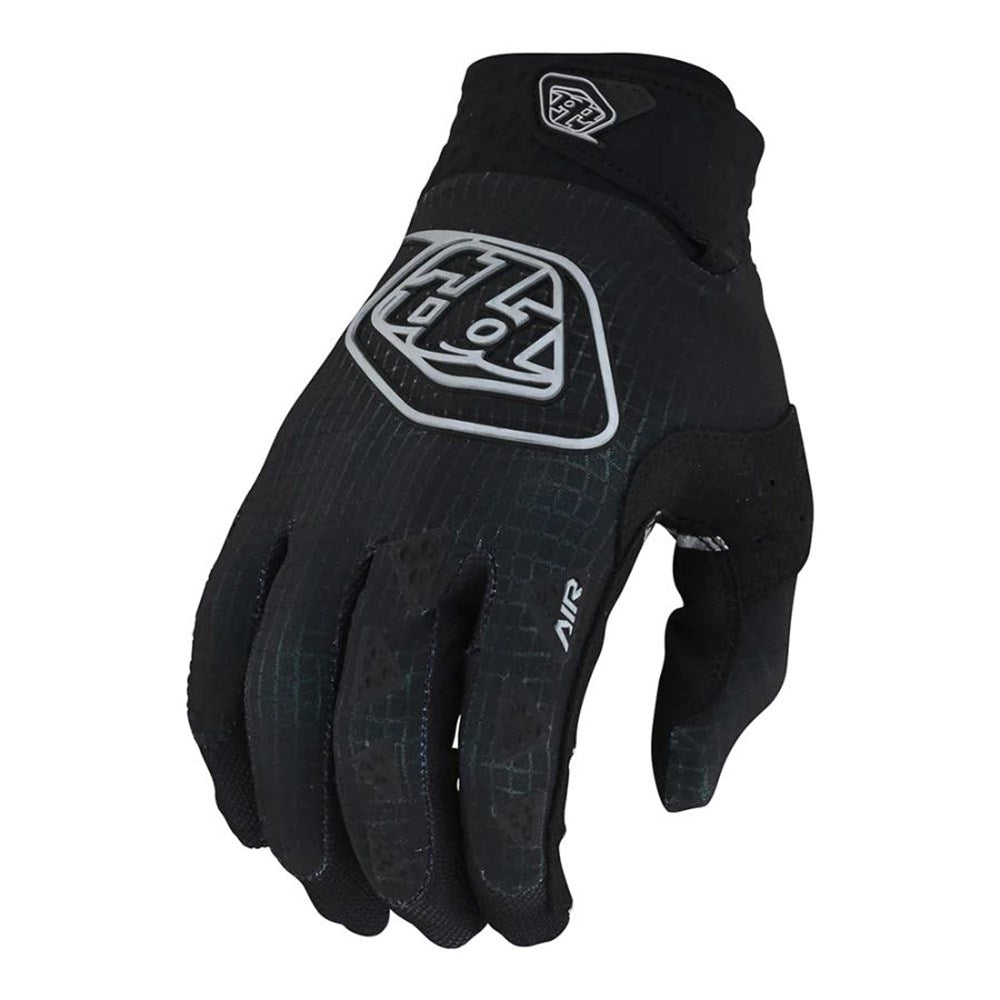 TLD Youth Air Glove Black motorcycling glove with a single-layer perforated palm and branded patch on the back.