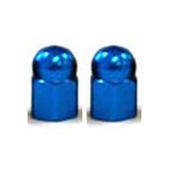 Valve Nut Alloy (Pair) / Blue