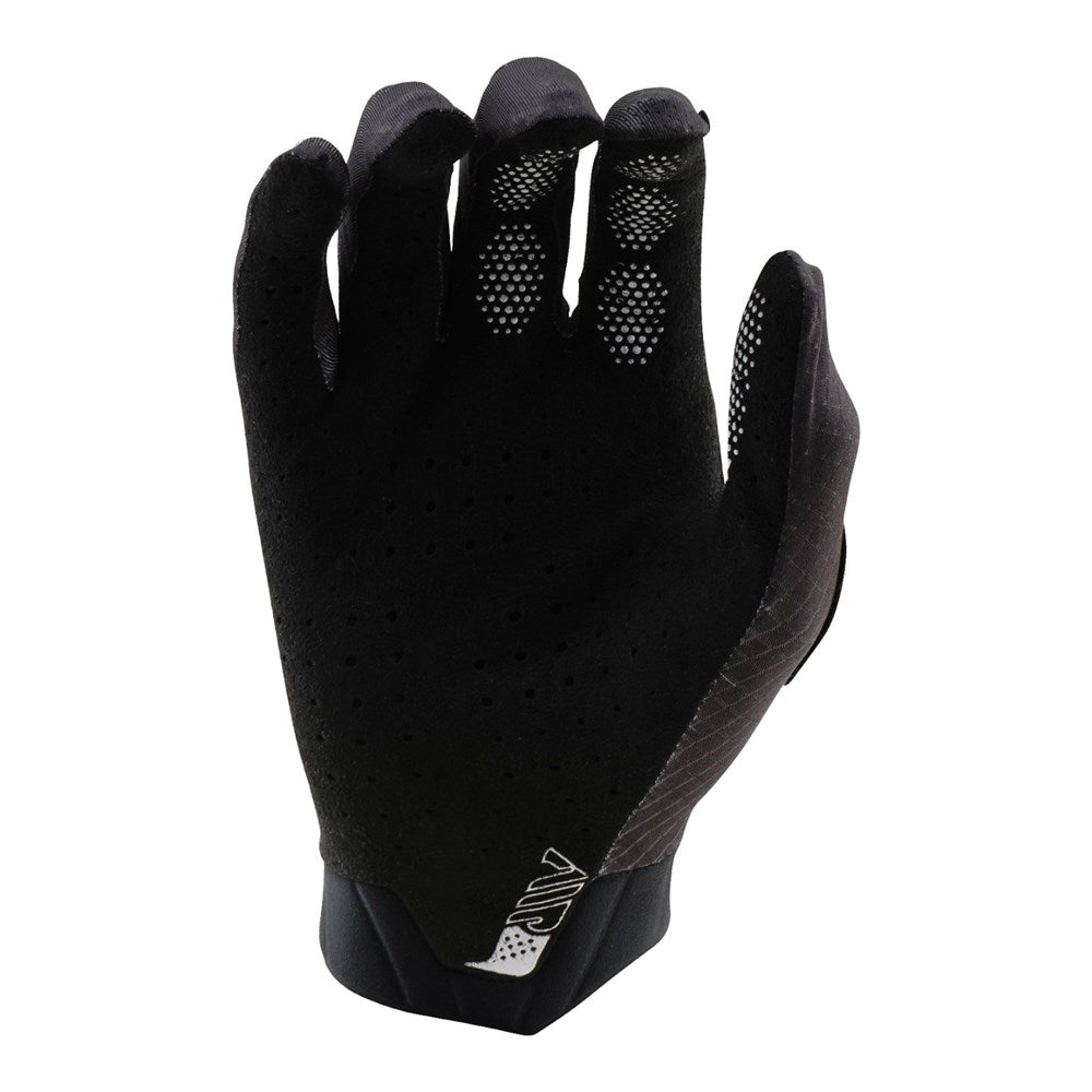 The TLD 25.1 Air Glove Mono Black by Troy Lee Designs offers full-finger coverage with micro-mesh ventilation for maximum breathability, and added fingertip grips for improved control.