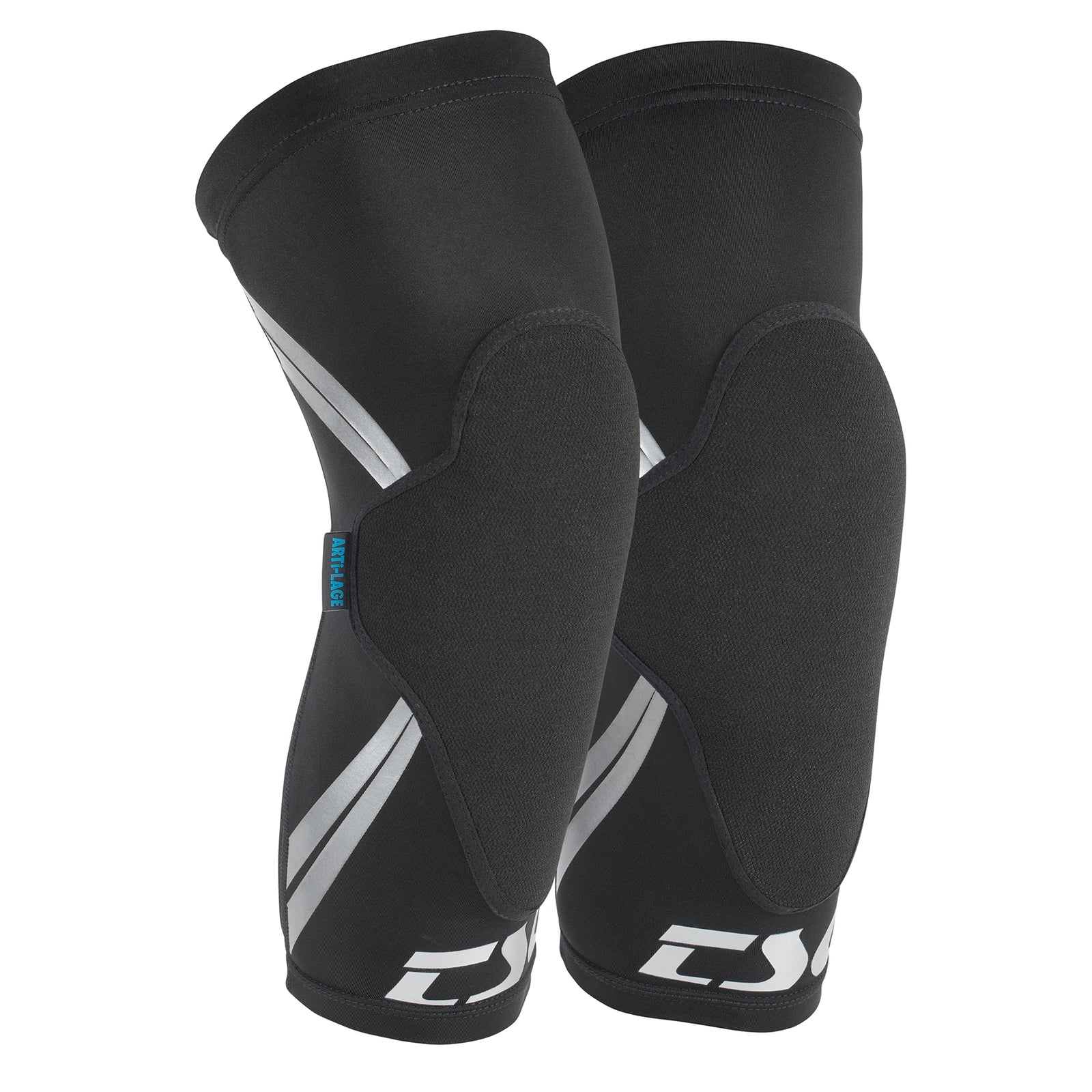 The TSG Knee-Sleeve / Dermis A are black knee pads with gray accents and a brand logo, offering excellent protection—ideal for sports or any activity needing extra knee support.