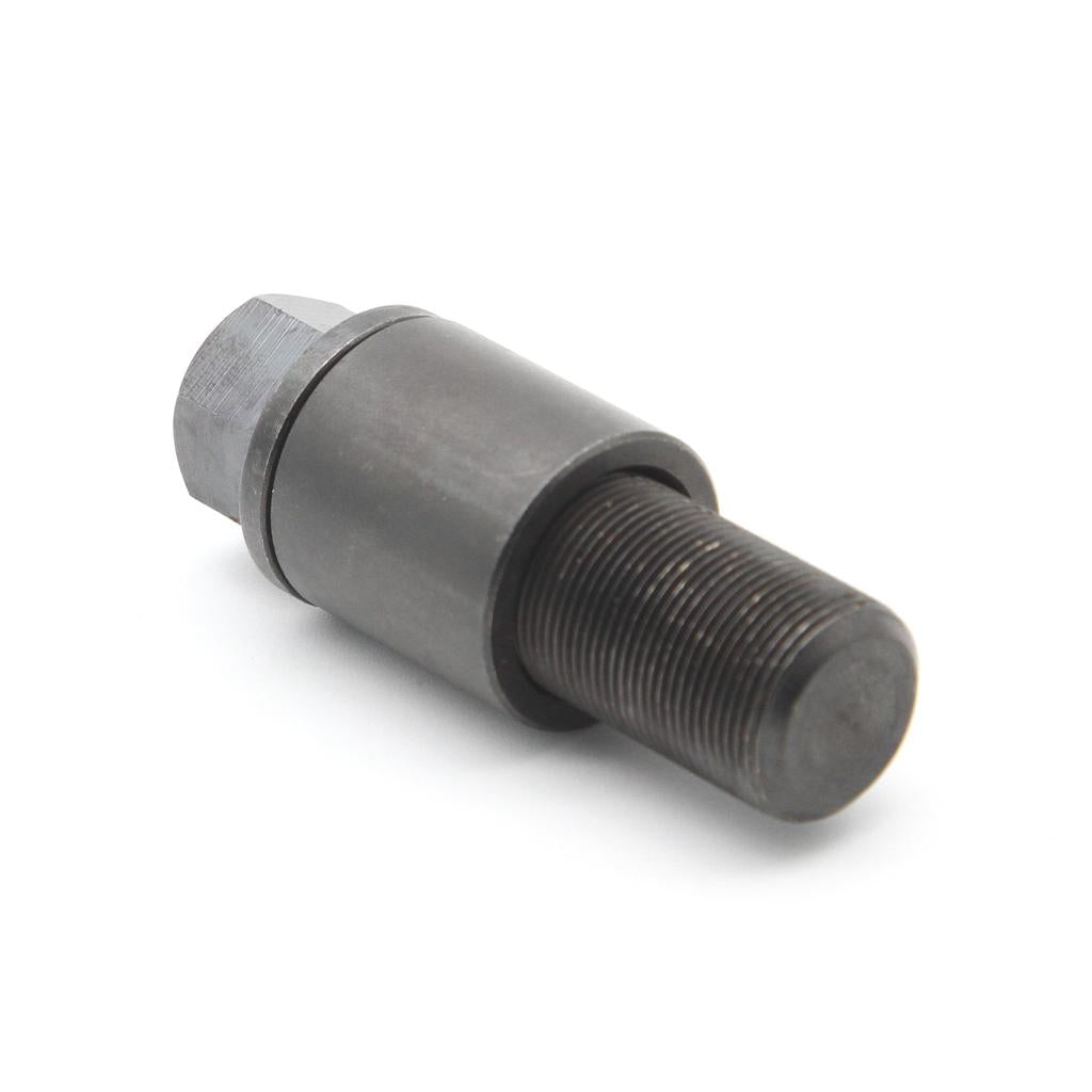 A close-up of the BSD Substance XL Removal/Assembly Tool, a black metal threaded bolt with a hexagonal head, commonly used for crank installation and other bike maintenance tasks, shown on a plain white background.