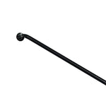 The Spectre Titanium V3 14g Spoke (Each) in black features a small looped wire hook and is shown against a white background, making it an ideal lightweight option for cyclists.