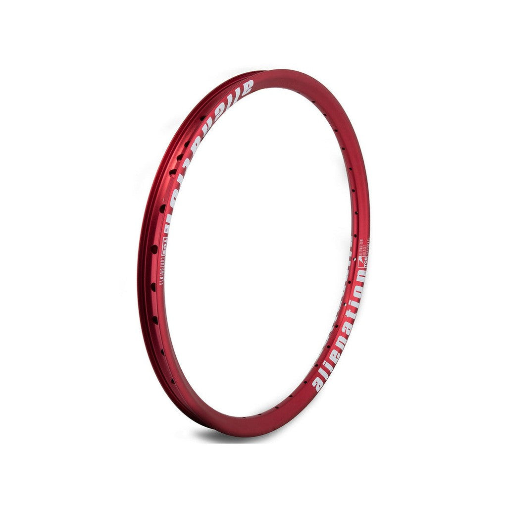 Alienation Mischief G69 TCS Rim / Matte Red / 406 23mm (20 x 1.75) / 36H