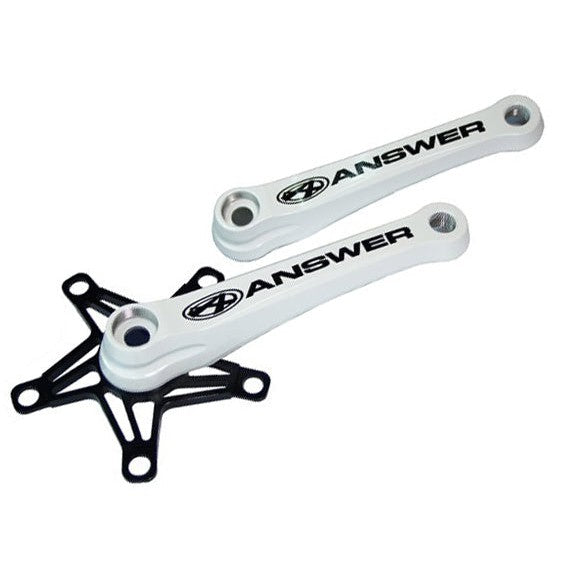 Answer Alumilite Mini Cranks  / White / 125mm