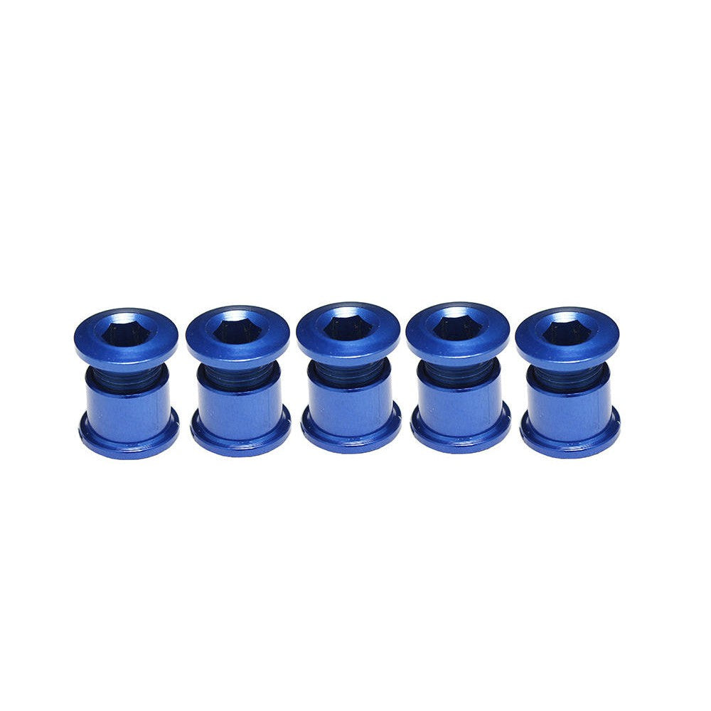 Answer Alloy Chain Ring Bolts Kit  / Blue / Alloy