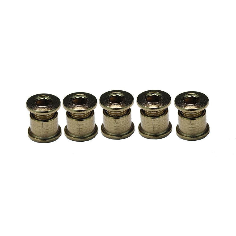 Answer Alloy Chain Ring Bolts Kit  / Grey / Alloy