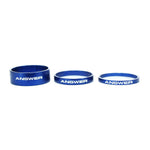 Answer Mini 1in Alloy Headset Spacer (Set of 3)  / Blue