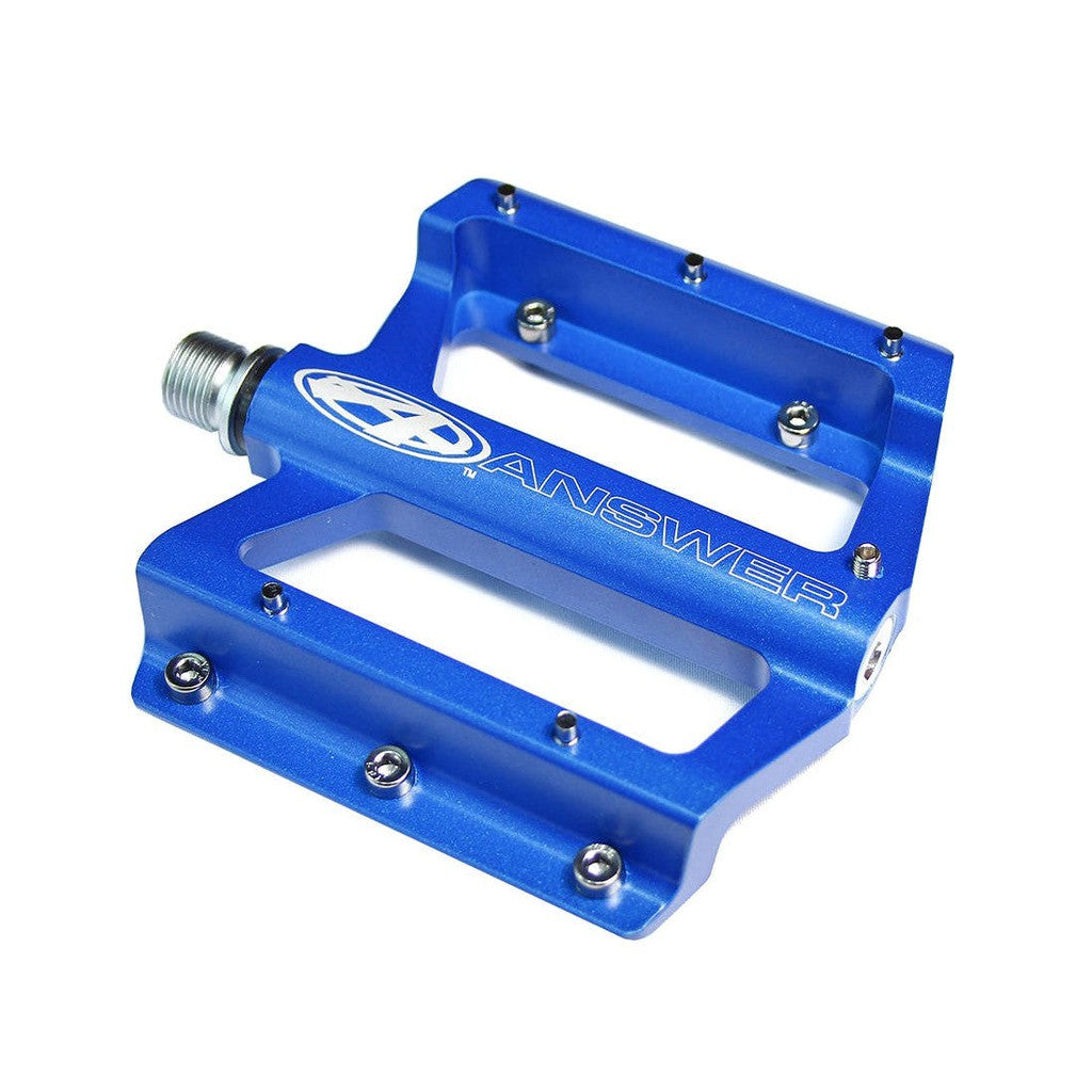 Answer MPH Senior Flat Pedals 9/16th 3 PC Cranks / Blue