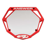 Answer Mini Number Plate / Red