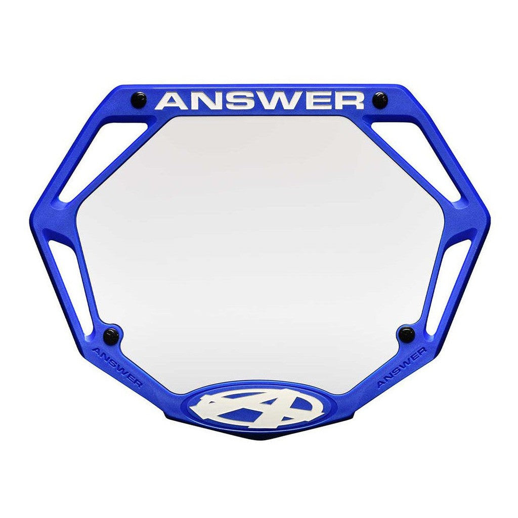 Answer Pro Number Plate / Blue