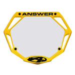 Answer Pro Number Plate / Yellow