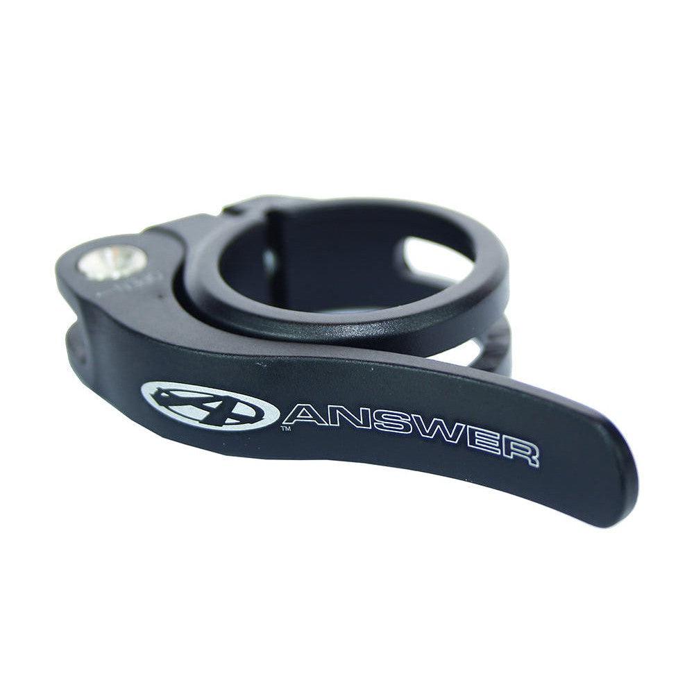 Answer Mini Q/R Seat Post Clamp  / Black / 25.4mm