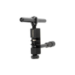 The 6MIL CB-01 Chain Breaker is a durable, reliable black metal tool with a T-shaped handle, designed for BMX chains and shown isolated on a white background.