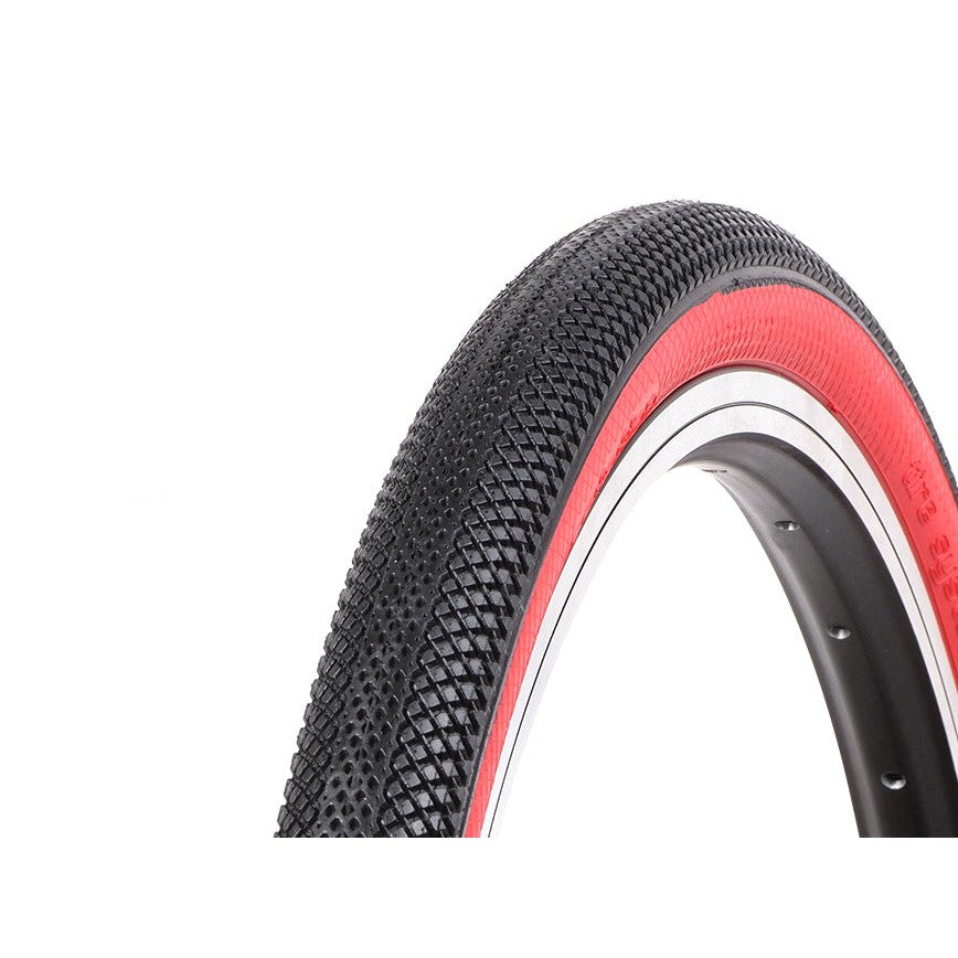 Vee Speedster Foldable Tyre (Each) / 20 x 1.5 / Black / Red Wall / 20x1.50