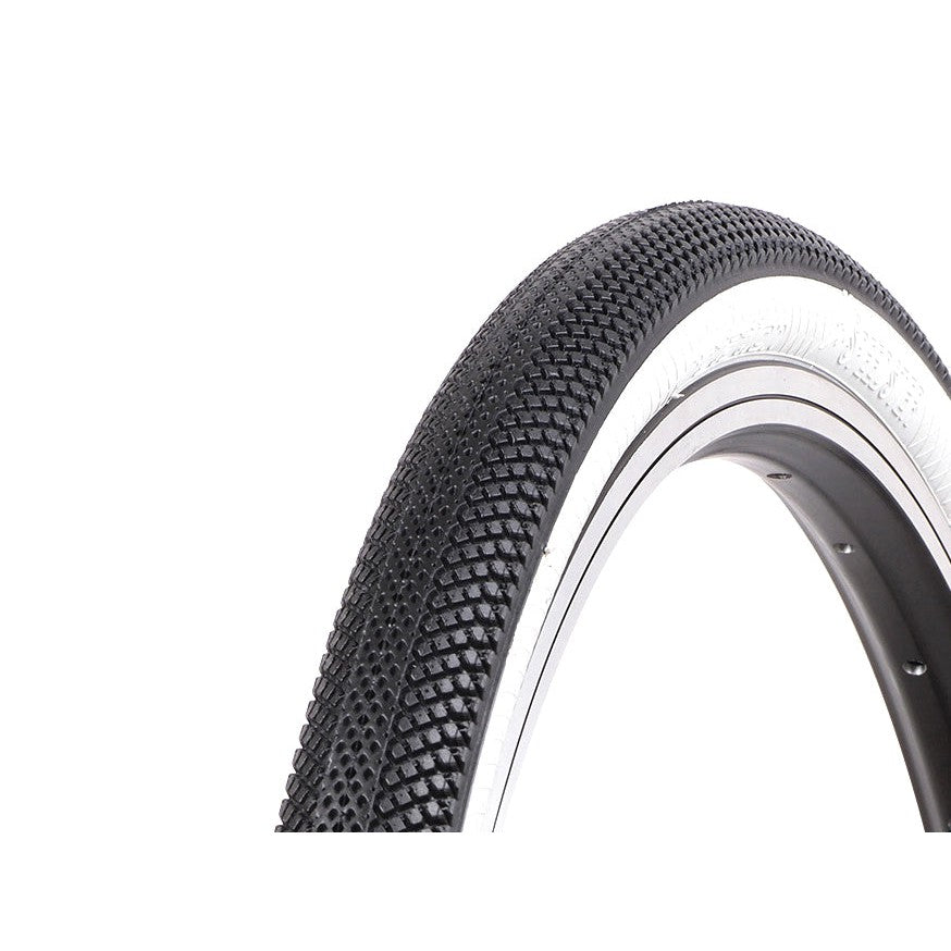 Vee Speedster Foldable Tyre (Each) / 20 x 1.5 / Black / White Wall / 20x1.50