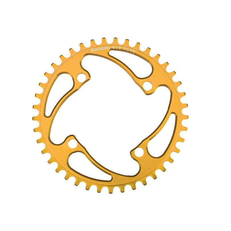 Rennen 4 Bolt 104 Chainring  / Gold / 40T
