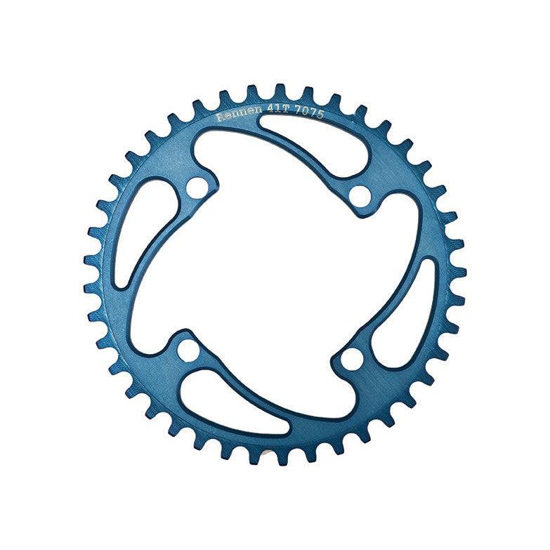 Rennen 4 Bolt 104 Chainring  / Blue / 45T