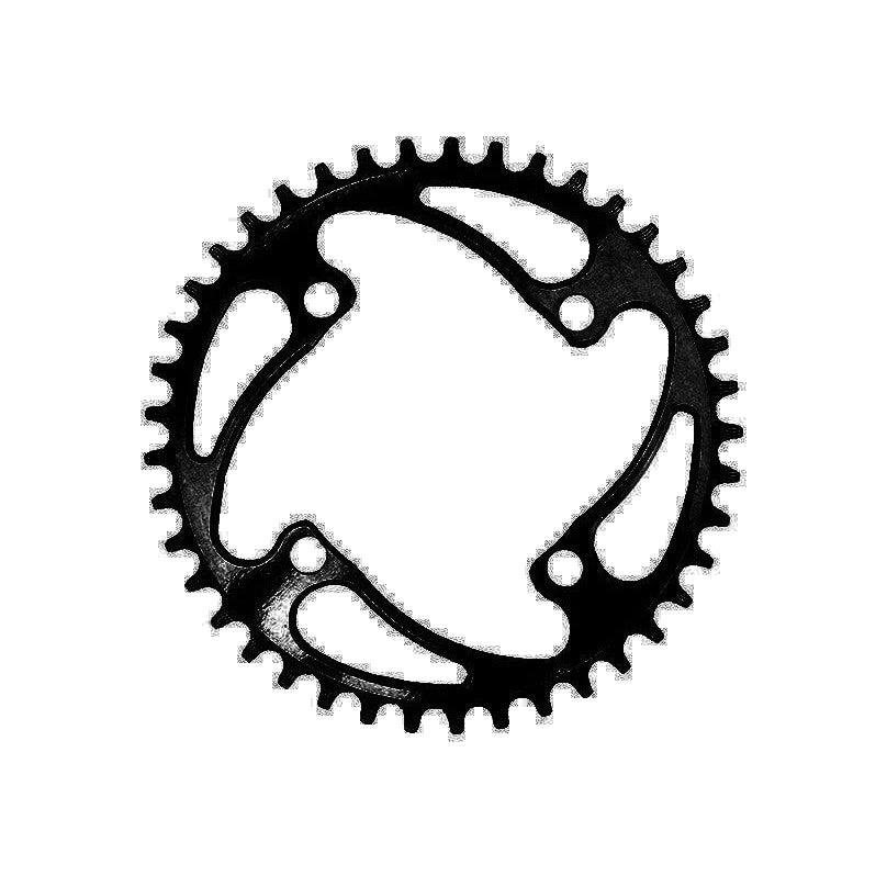 Rennen 4 Bolt 104 BCD Threaded Chainring / 38T / Polished