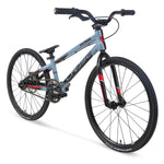 The Chase Edge Mini Bike (2026), a light blue BMX race bike with a slim 6061 aluminum frame, black tires and handlebars, and red accents, is displayed from a front-side angle on a white background.