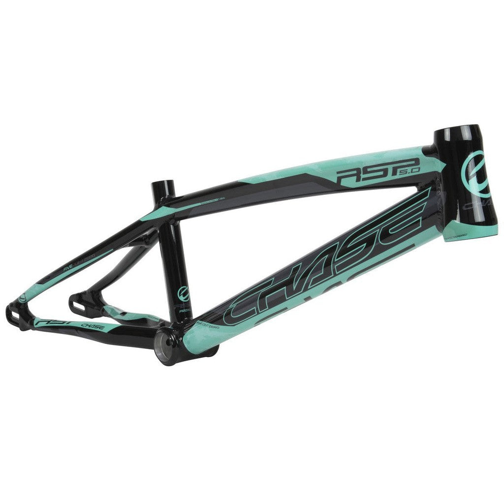 A Chase RSP 5.0 BMX Race Frame Pro XL+ for a mountain bike, perfect for BMX racing enthusiasts.
