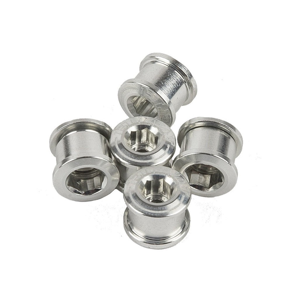ELEVN Alloy Twin Allen Chainring Bolts  / Polished / 6.5mm x 4mm