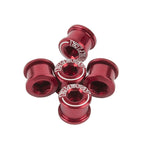 ELEVN Alloy Twin Allen Chainring Bolts  / Red / 8.5mm x 4mm