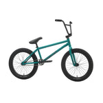 The Sunday EX Erik Elstran 20 Inch Bike features a teal chromoly frame with black handlebars, seat, and tires, displayed side view against a white background.