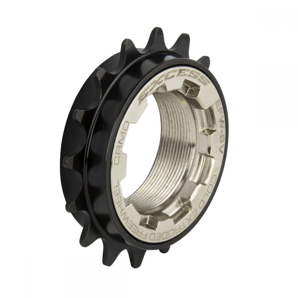 A black Excess EFW-SV 96-POE Freewheel on a white background.