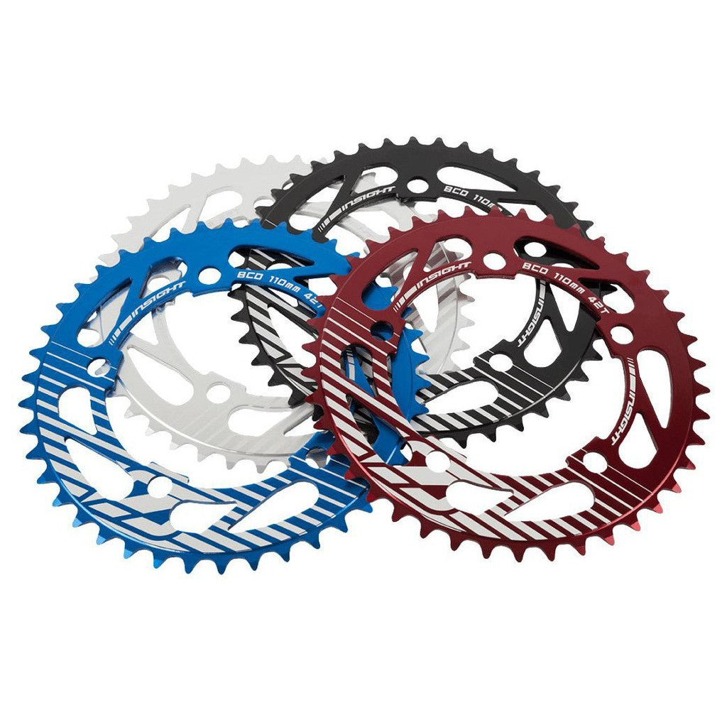 Insight 5 Bolt Chainring 110BCD / 44T / Red