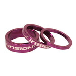 Insight Head Set Spacers 1-1/8 Alloy 3, 5 & 10mm  / 1-1/8 / Purple