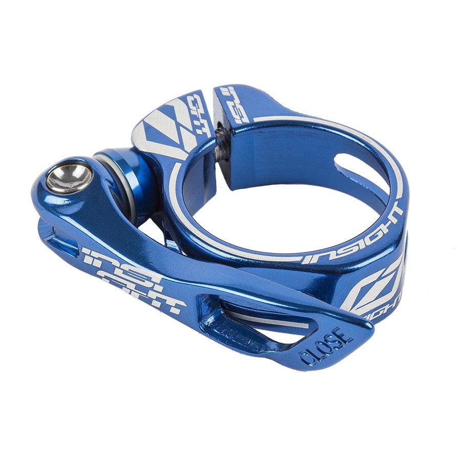 Insight Quick Release Seat Post Clamp  / 31.8mm / Blue