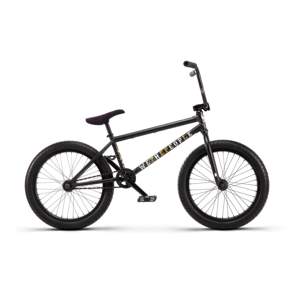Wethepeople Justice 20 Inch Bike - matt black silver webbed