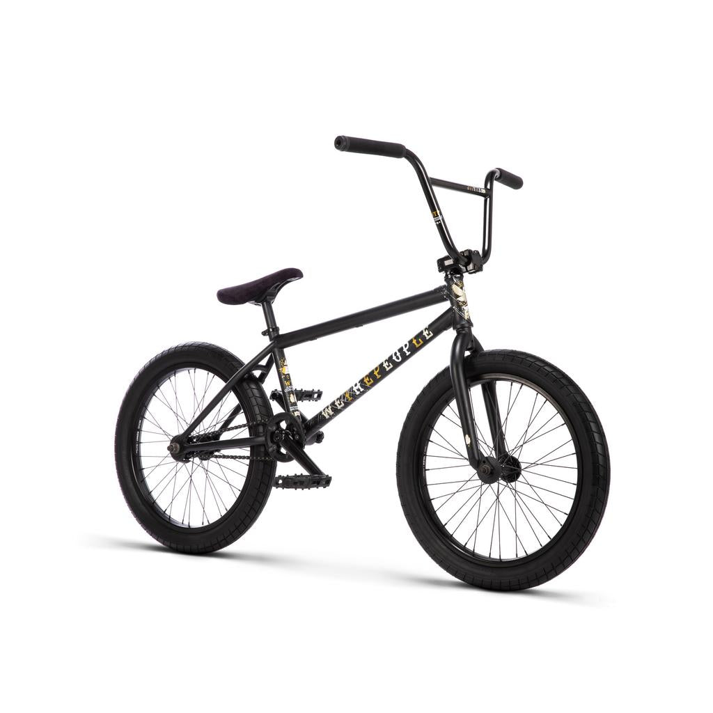 Wethepeople Justice 20 Inch Bike - Matt Black Silver Webbed