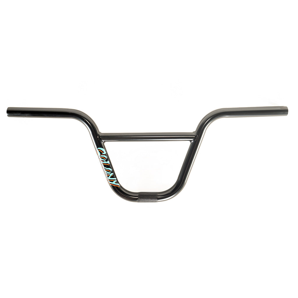 Colony Sweet Tooth Junior Bars, a black handlebar with a blue logo on it, designed for high performance.