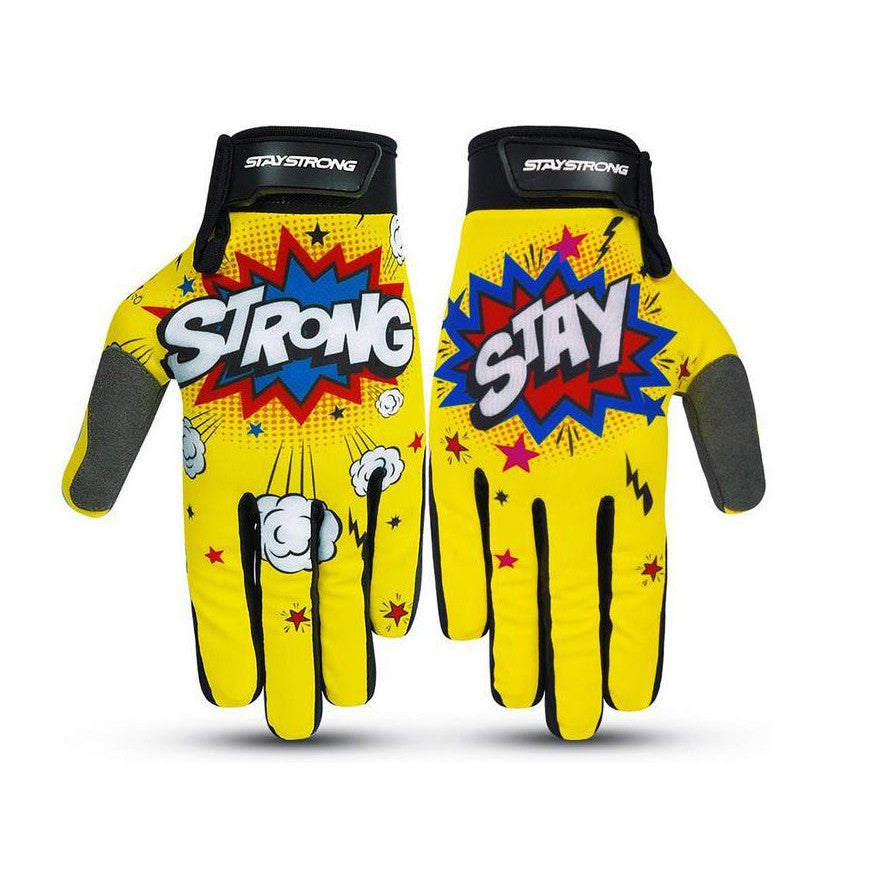 Stay Strong POW Glove / Yellow / XS
