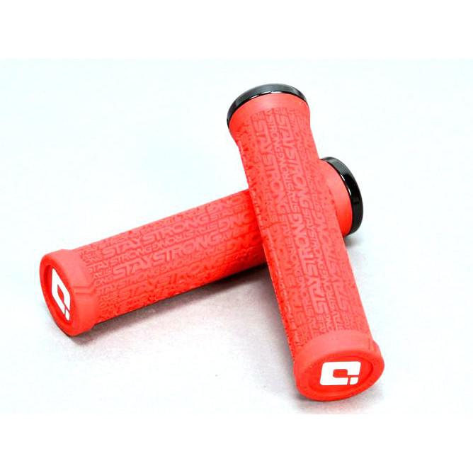 ODI x Staystrong REACTIV V2.1 Grips  / Red / 130mm