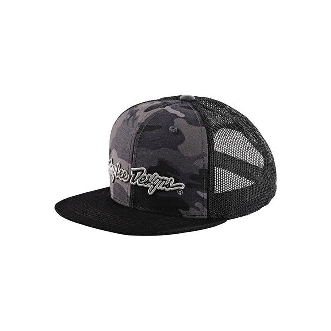 TLD Signature Hat / Camo Black/Silver