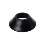 The Odyssey Clutch Pro Hub Guard (Non-Drive Side) is a black, cone-shaped metal washer with a central threaded hole, designed for the non-drive side of Odyssey Clutch Pro Freecoaster hubs. Displayed on a white background.